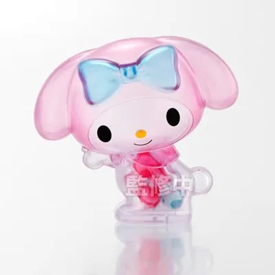 Jarro Transparente de Doces Sanrio, Enfeite de Personagens, Melodia, Kuromi, Cinnamoroll, Pompom, Purin, Pochacco, Figuras Anime, Brinquedos Modelo, Presente