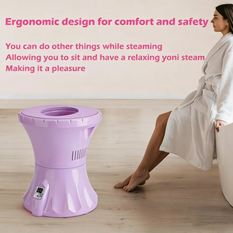 Electric V Steamer Fumigation Massage Steam Kit for Women Vaginal Health Gynecological Reproductive Warming Womb Postpartum Care view 2
