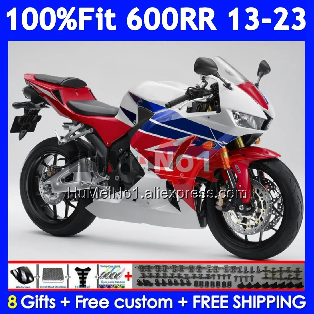 Body For HONDA CBR600 CBR 600RR 600 RR CC 13 2014 2015 2016 2017 2018 44No.96 Red blue CBR600RR F5 19 20 21 22 23 24 Fairing