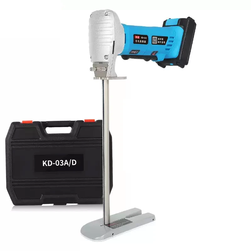 KD-03A Rechargeable Electric Handheld Sponge Saw 15/20/30CM Sponge Cutting Machine 220V Latex Pad Foam Cutting Tool