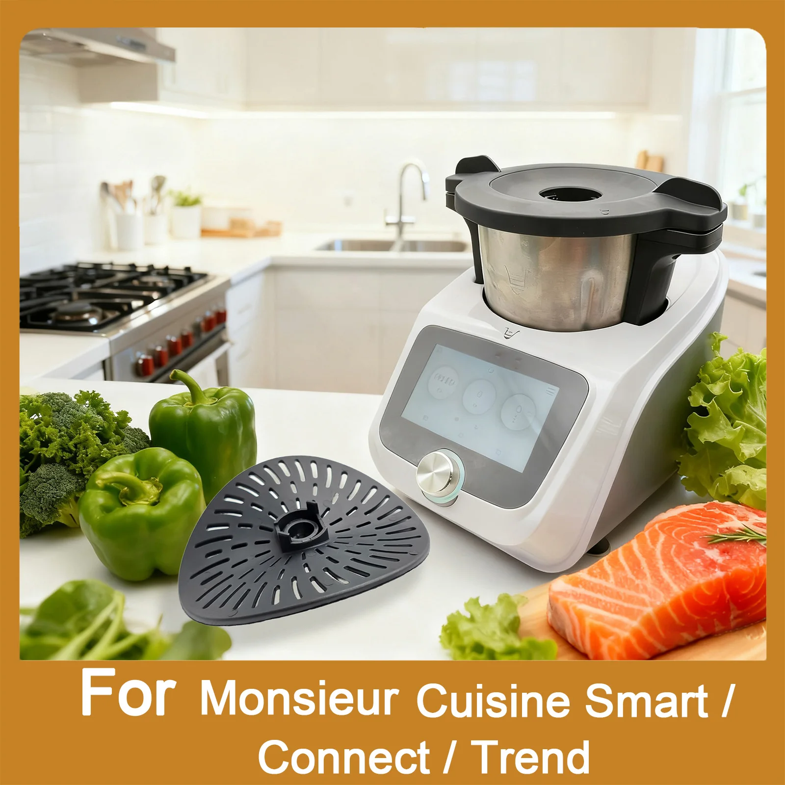 Para tapa protectora Lidl Monsieur Cuisine Connect/Smart/Trend, evita residuos en la cabeza del licuadora, cubierta de tapa de cocción lenta