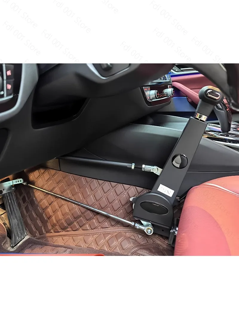 Disabled C5 Driving Car Assist Double Lower Limbs Full Manual Control Throttle Brake Hand Drive