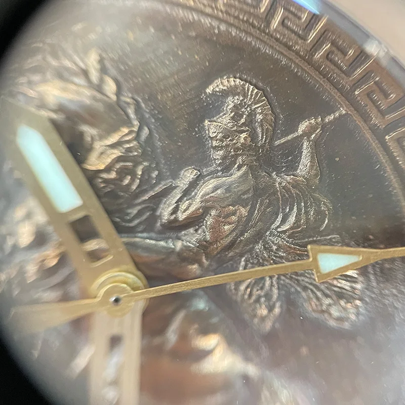Baltany Bronze Diver Watch 3D Engraved Knights Dial Sapphire Crystal Swiss BGW9 200M Waterproof ST2130 Automatic Wristwatches