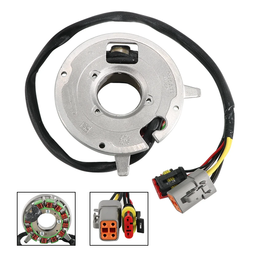 Snowmobile Stator Coil Magneto Generator For Ski-Doo Bombardier 300F 380F 500F 550F 2002-2011 OEM 420889368 420889369 420889366