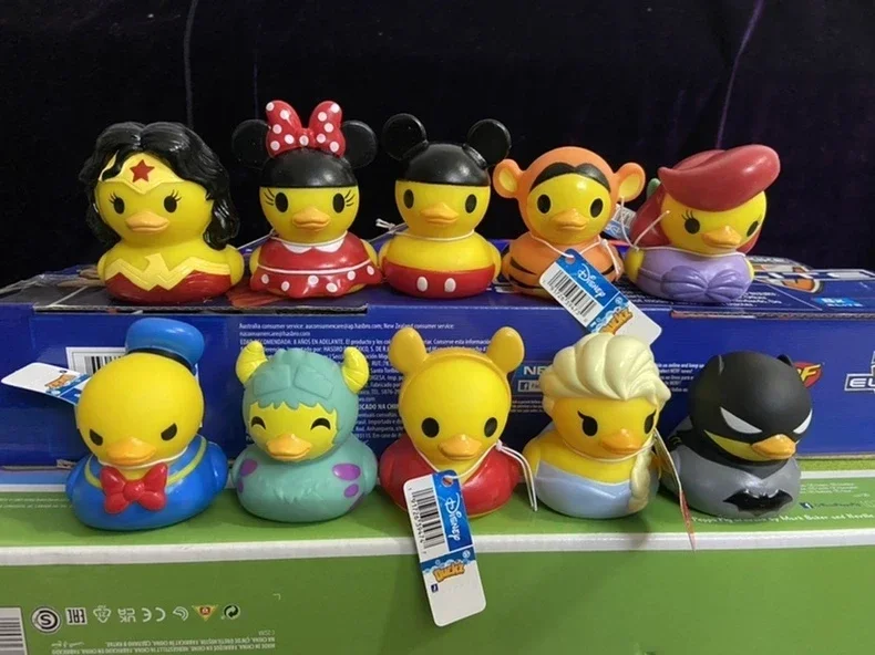 

Disney Little Yellow Duck Mickey Mouse Minnie Sofia Elsa Pooh Rubber Duck Cute Baby Bath Toys Swimming Water Toys For Kids Gifts