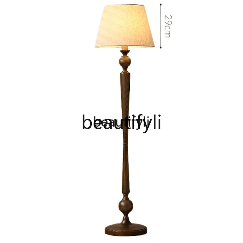 

French retro, living room, bedroom, solid wood reading ambient light