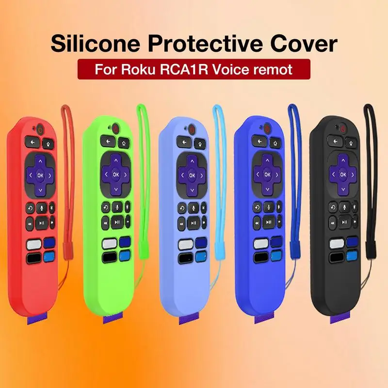 Protective Case ForTCL  RCA1R TV Solid Color Remote Silicone Cover Shock Proof Controller Skin Anti Slip Remote Case