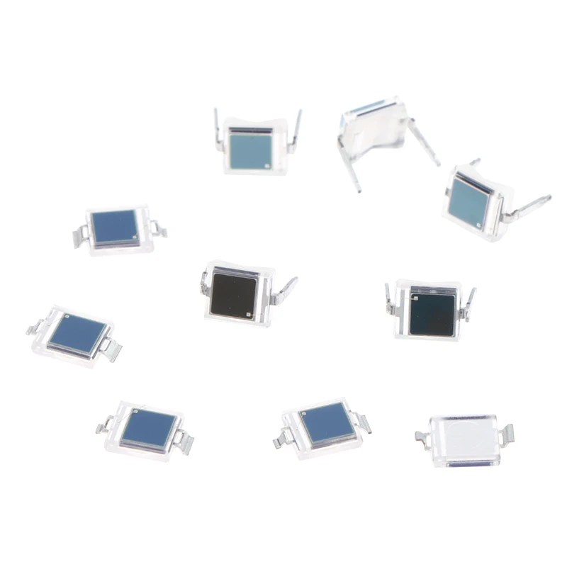 5Pcs Photodiode BPW34S BPW34 Surface Mount/Direct Plug-in SMD-2/DIP-2 Silicon PIN Photodiode Infrared Receiver Tube