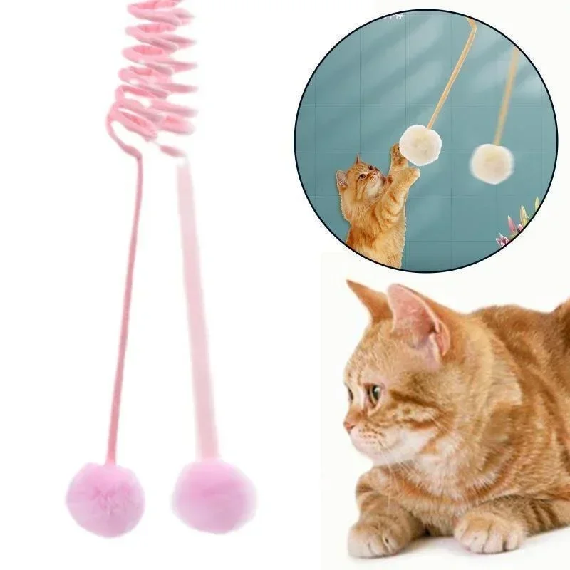 Speelgoed voor huisdieren Interactief kattenspeelgoed Grappige kat Stok Lentetouw Bal Knuffel Interactief speeltraining Speelgoed Kattenbenodigdheden