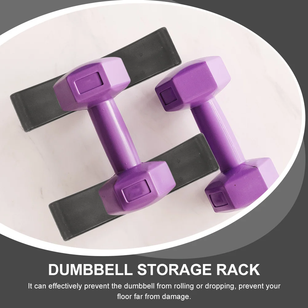 

6Pcs Dumbbell Rack Accessory Premium PP Material Sturdy Wear-Resistant Holder for Home Gym Fitness Equipment Storage Stand