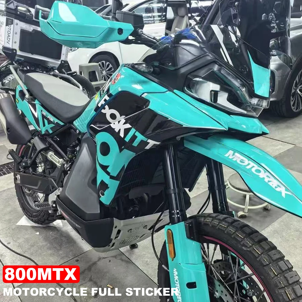 

For CFMOTO 800MT-X 800 MT X New Motorcycle Accessories Full Body Floral Waterproof Sticker 800 MTX Decoration Decals Pattern