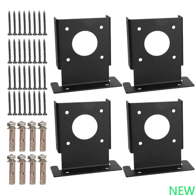 

Portable Sturdy Metal Deck Base Brackets Adjustable for Various Height