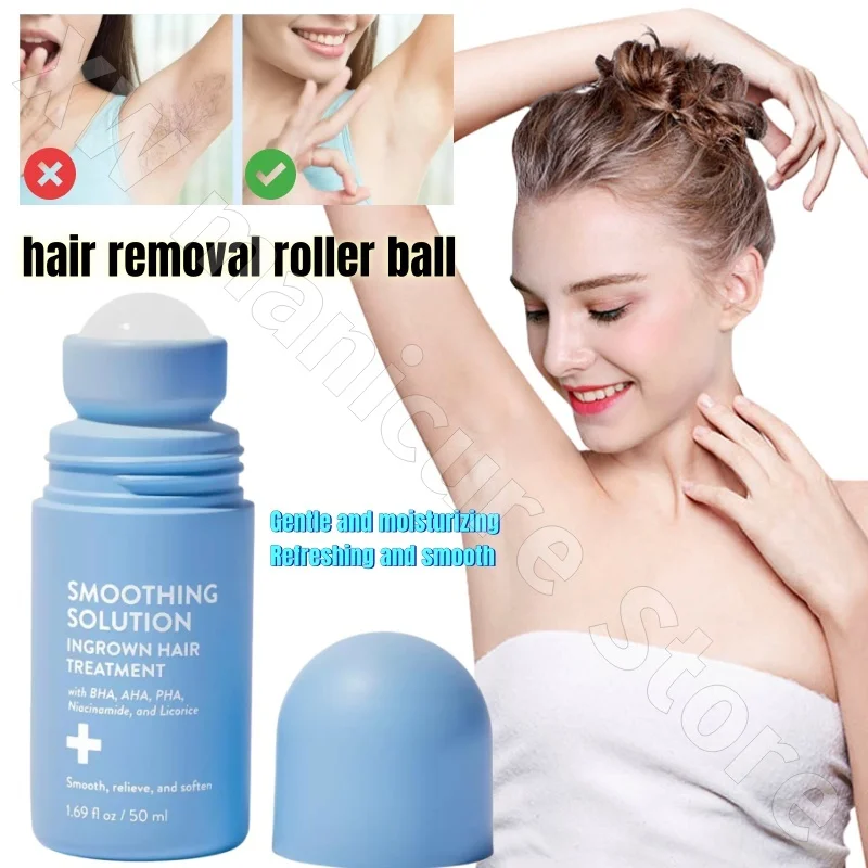 

Body Care Roller Ball Hair Removal Soothing Essence Moisturizing Refreshing Smooth and Non-irritating Hair Removal Cream 50ml