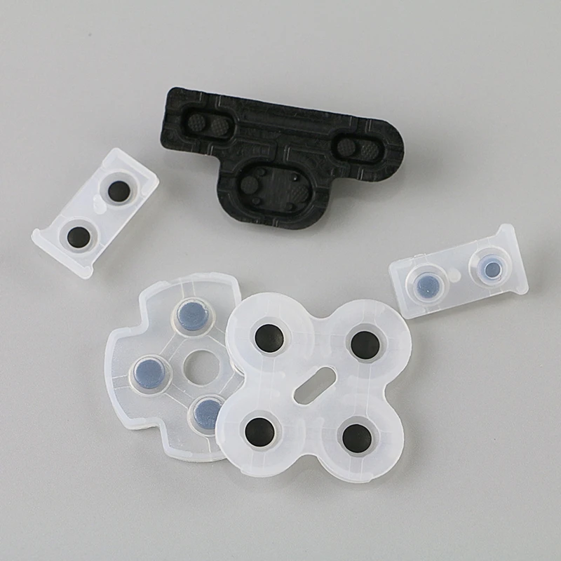 Silicone Soft Conductive Rubber Pad Replacement Fit for PS3Controller 5Pcs/Set