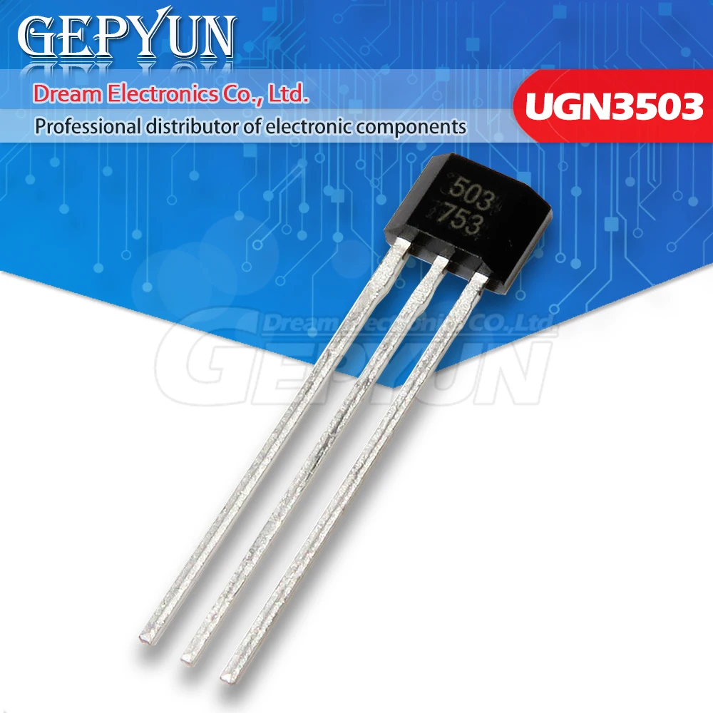 10pcs AH3503 TO-92 3503 TO-92UA UGN3503UA TO92 UGN3503 AH3503U Casing Linear Hall Effect Sensor Hall Sensor Motor