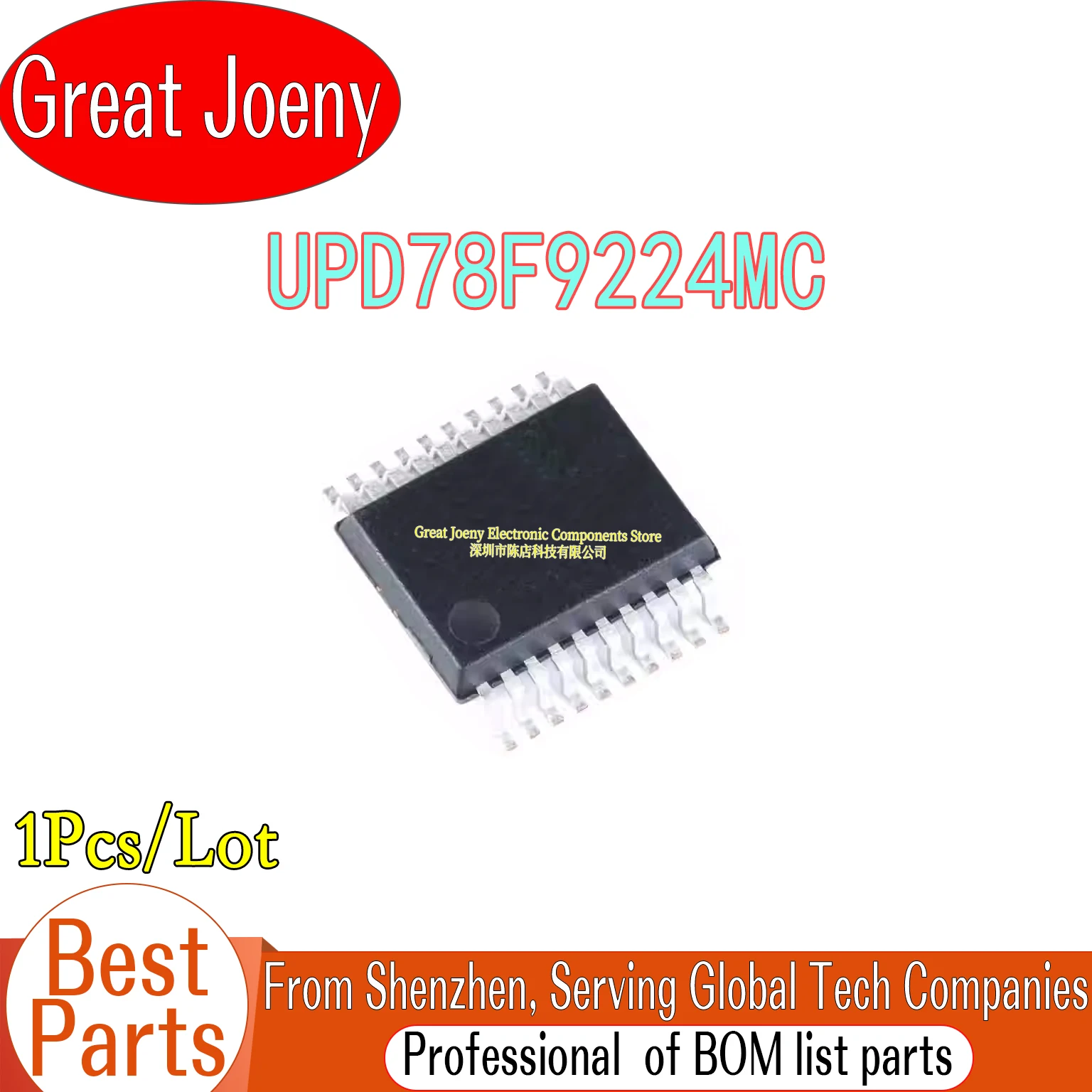 100% New Original F9224 UPD78F9224MC UPD78F9224 IC Chipset SSOP-20