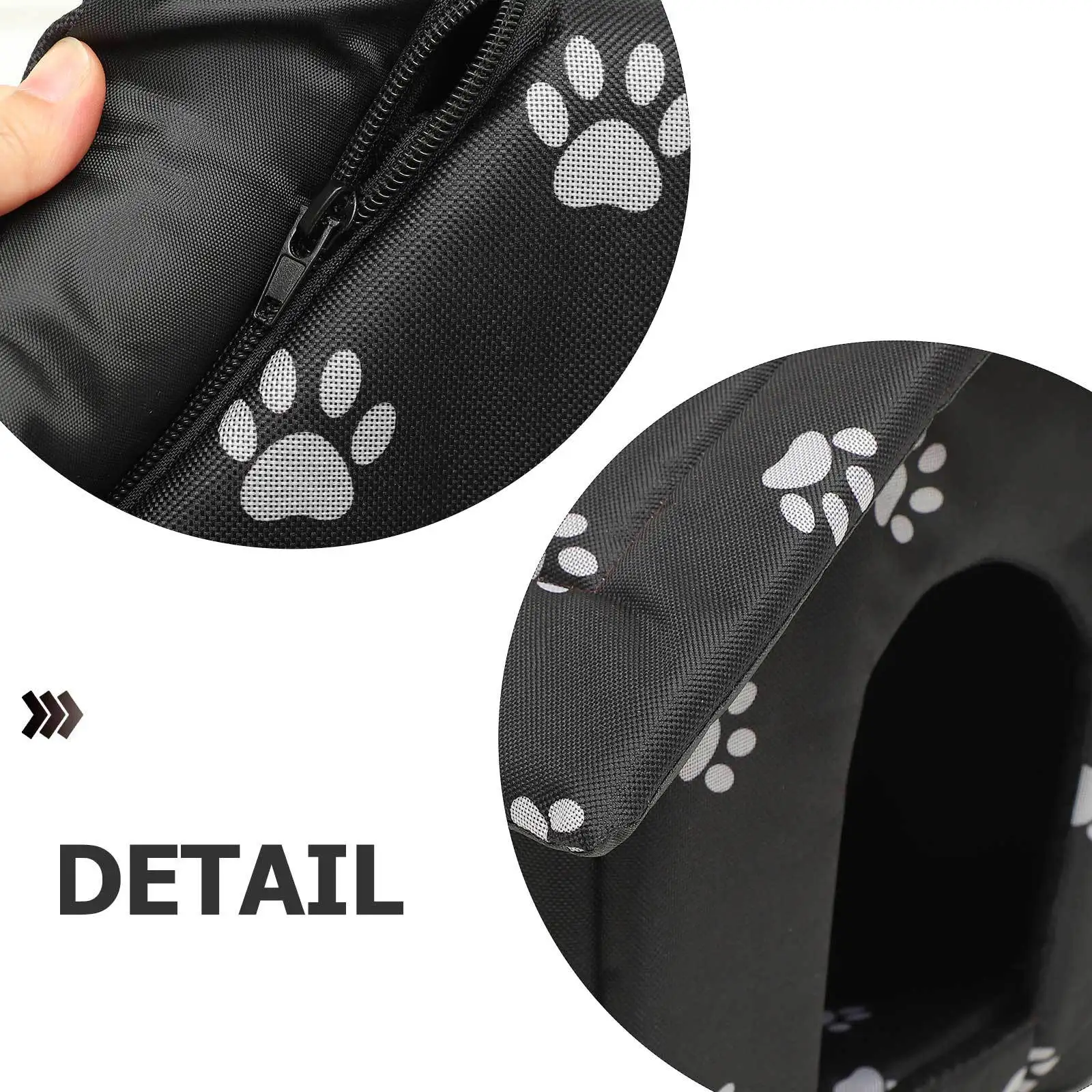 

Outdoor Cat Weatherproof Small Dog Shelter Secure Comfortable Pet Sleeping Cozy Rest Place for Pets