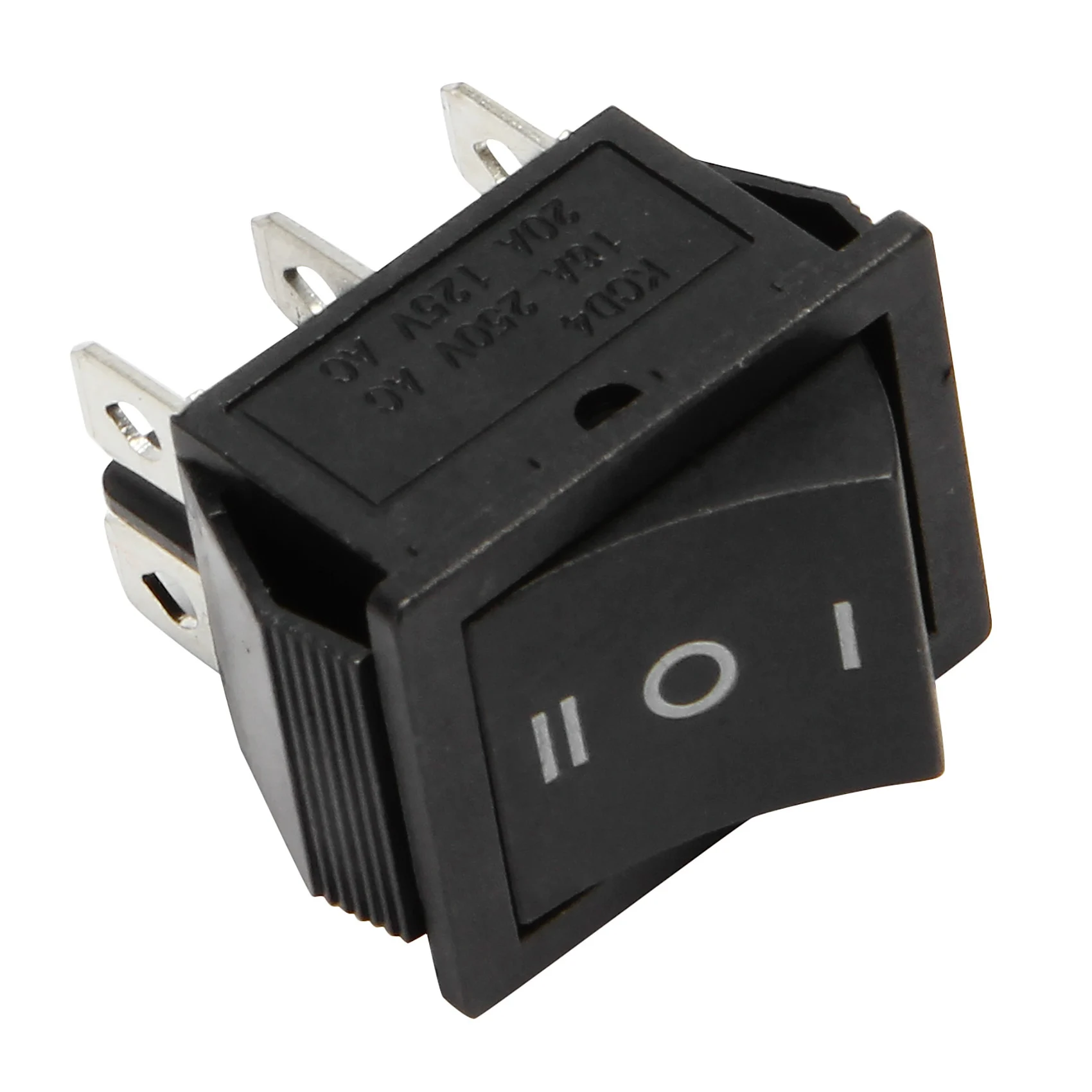 DPDT 보트 로커 스위치, 6 터미널 3 위치 ON/OFF/ON, 16A, 250VAC, 20A, 125VAC