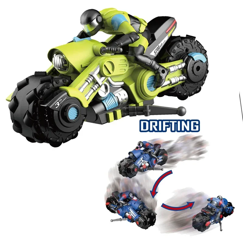 rc cars gift box:new 1:10 stunt motorcycle,2.4G remote control car,27cm large rc drift car,cool stuff,electric car for kids toys