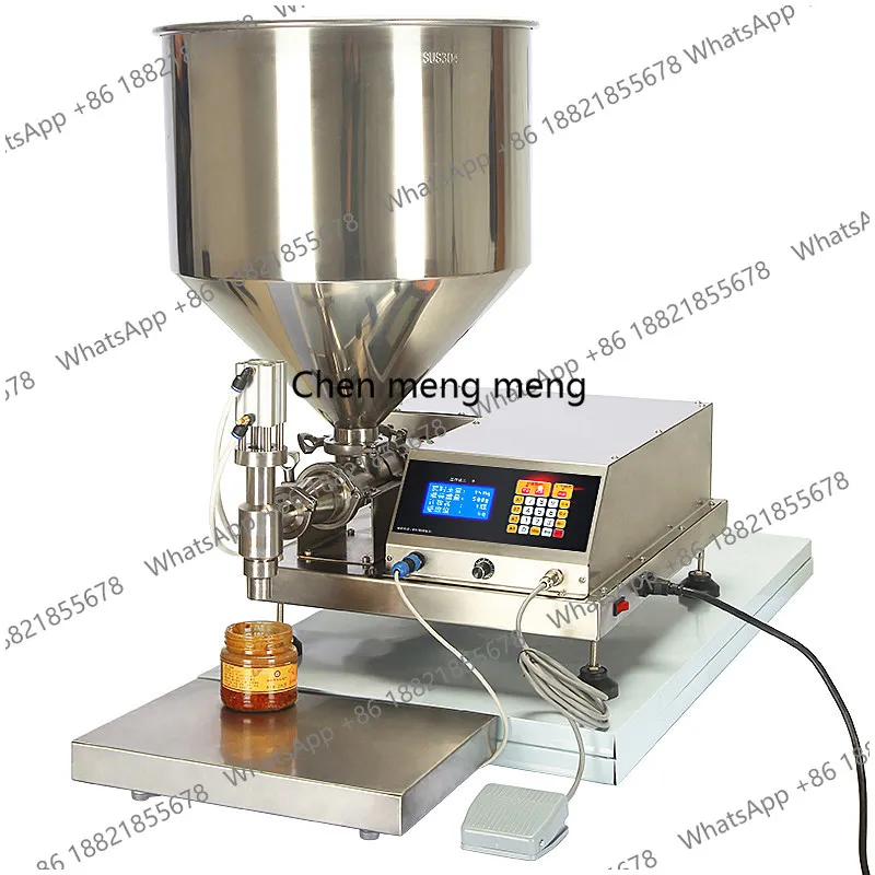 Sauce filling machine Liquid weighing Stirring hot pot base Bean paste Automatic quantitative packing machine