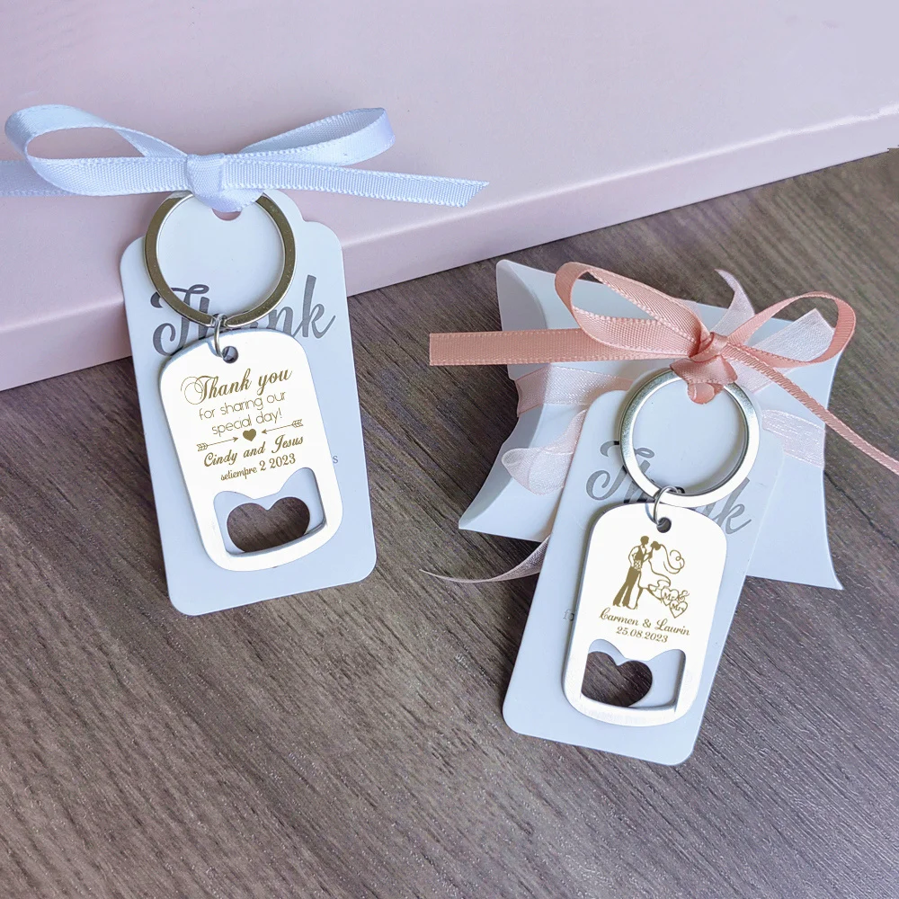 Personalisierter Flaschenöffner, individueller Kalender, Name, Datum, Bierflasche, öffnender Schlüsselanhänger/Schlüsselanhänger, Party, Hochzeit, Gastgeschenk, Geschenke, Souvenirs – Detail 2