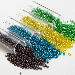 640 Pieces 2.5MM Glass Seed Beads Japanese Quality Bohemian Style Diy Beaded Jewelry Accessories 10G/Bag