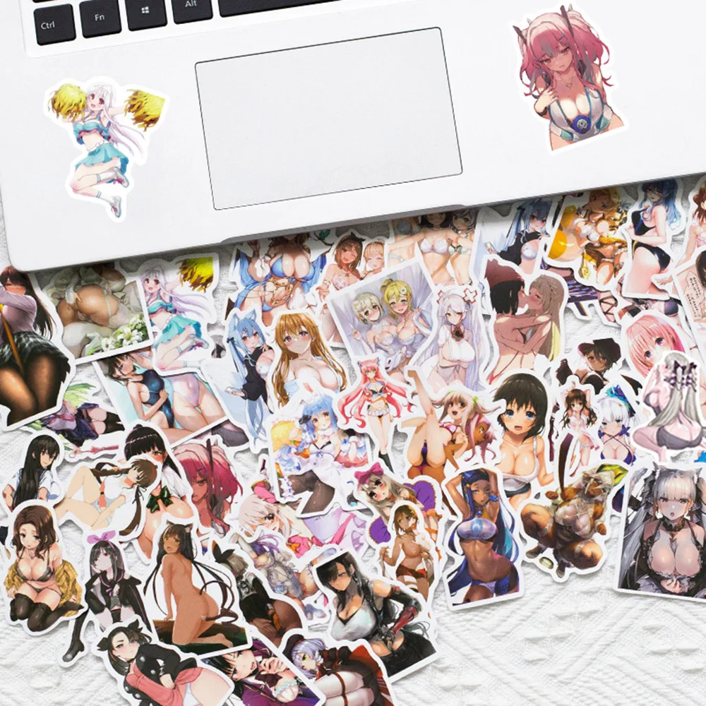 10/30/50pcs Anime Sexy Girl Bunny Waifu Hentai Stickers Deacls Skateboard Laptop DIY Motorcycle Bike Car Cool Waterproof Sticker