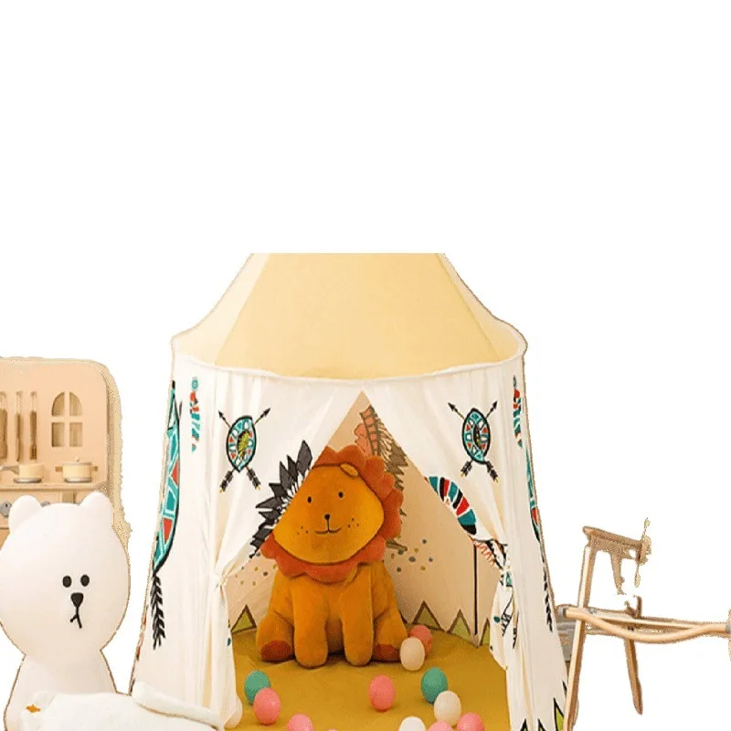 خيمة أطفال للأطفال في الأماكن المغلقة، ألعاب أطفال على شكل قلعة للفتيات، منزل أميرات قابل للطي