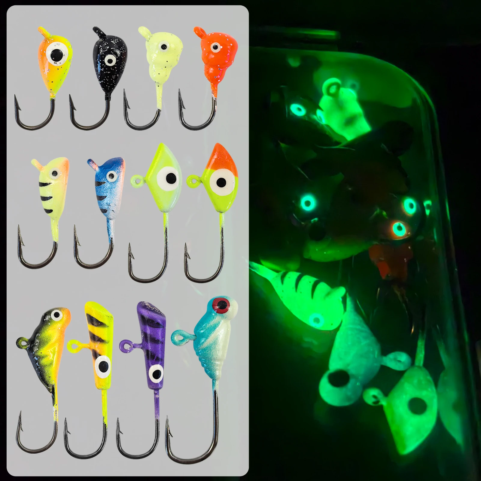 Kit de pesca en hielo Free Fisher: anzuelos con cabeza y vibración - imagen 5