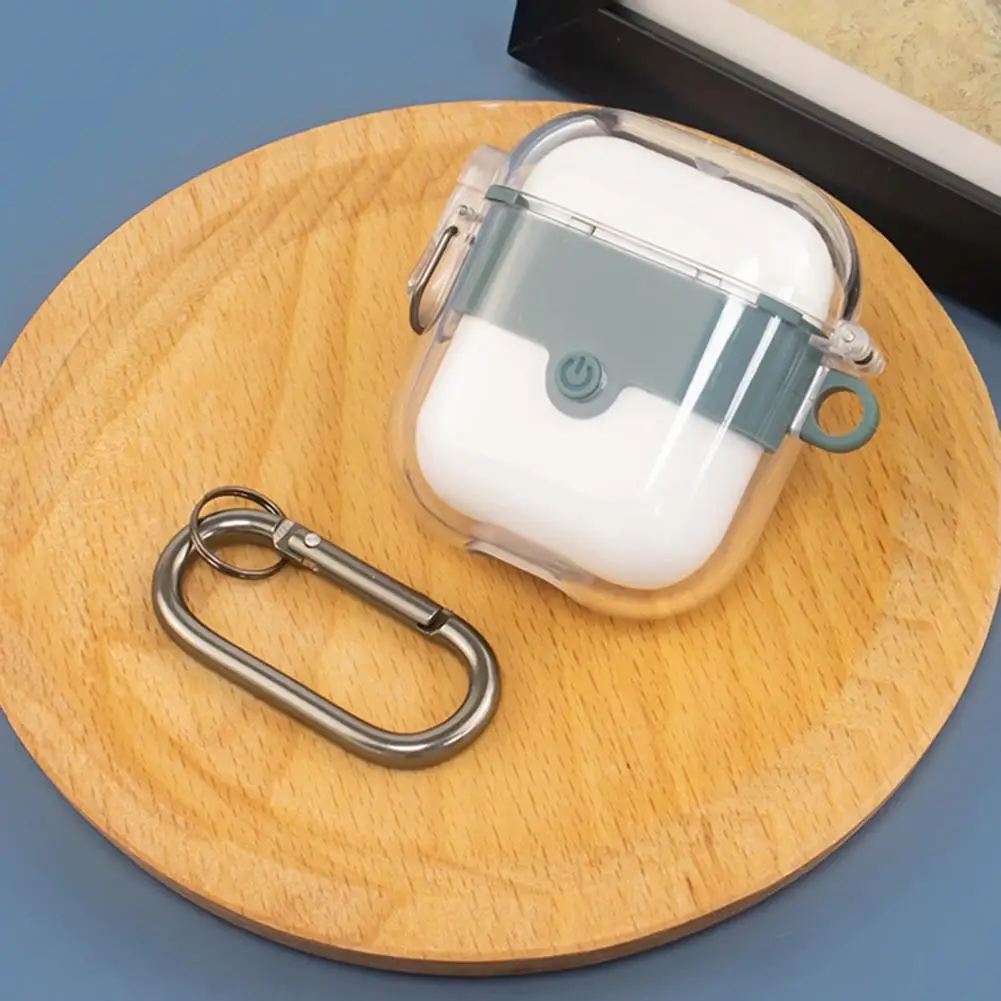 Protective Headphones Case 360 degree Transparent Headphones Case with Waterproof for Airpods2/1 for