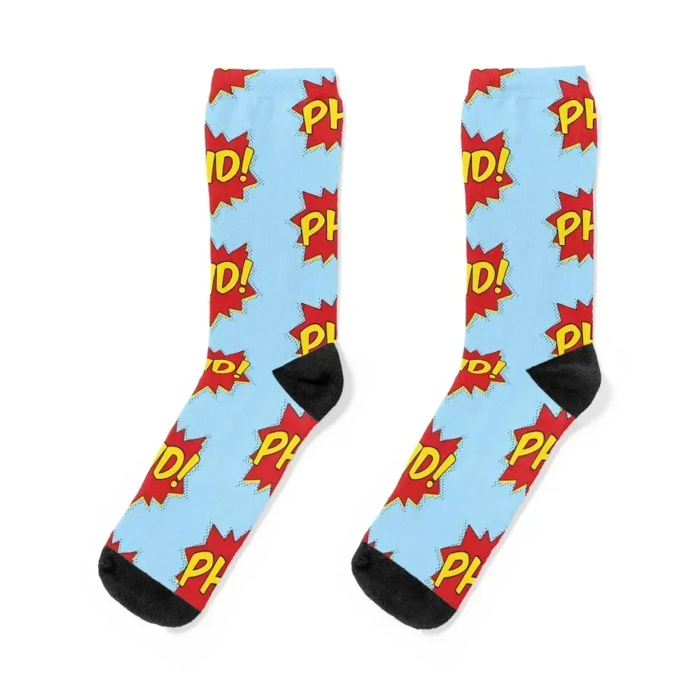 Super PhD Socks Non-slip anime man aesthetic Men's Socks Women's