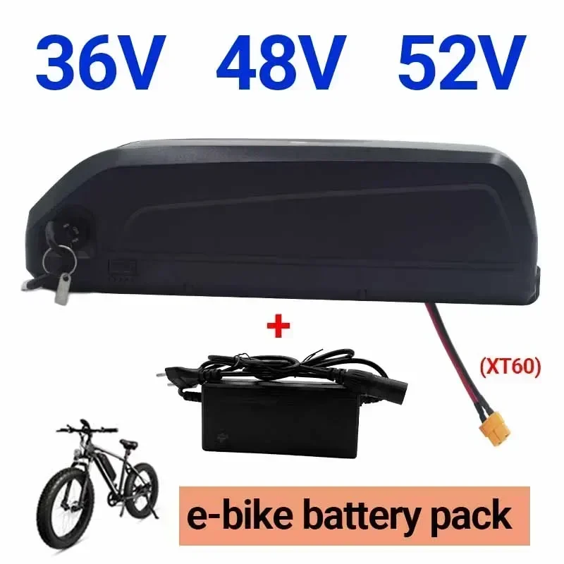 2025 New Electric Bicycle Hailong Battery 36V 48V 52V USB 18650 BBS02 BBS03 BBSHD 30Ah  500W 750W 1000W 1500W Scooter Battery