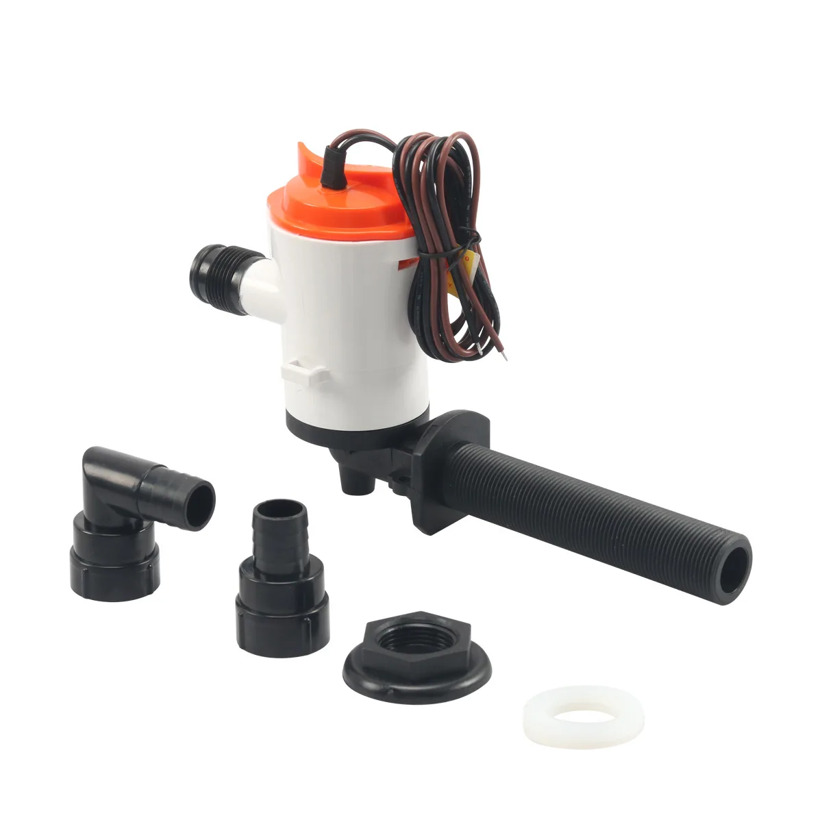 

SFBP1-G800-05 12V 800GPH Fishing Boat Live Bait Tank Aerator Water Pump
