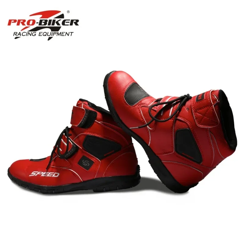 Soft Motorcycles Boots PRO boot biker waterproof accesorios moto Motorboats Men shoe motocross boots Non-slip motorcycle Shoes