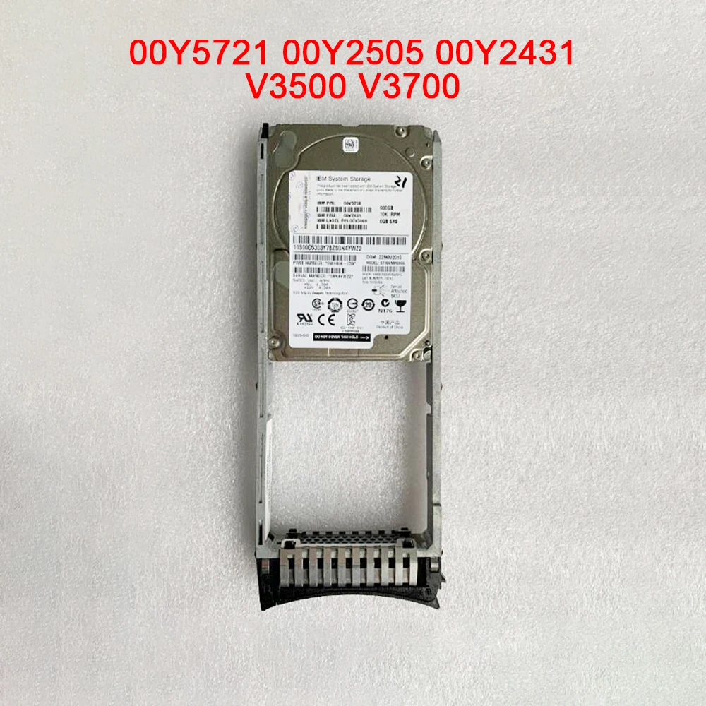 

Для IBM 00Y5721 00Y2505 00Y2431 V3500 V3700 900G 10K SAS 2,5 "жесткий диск