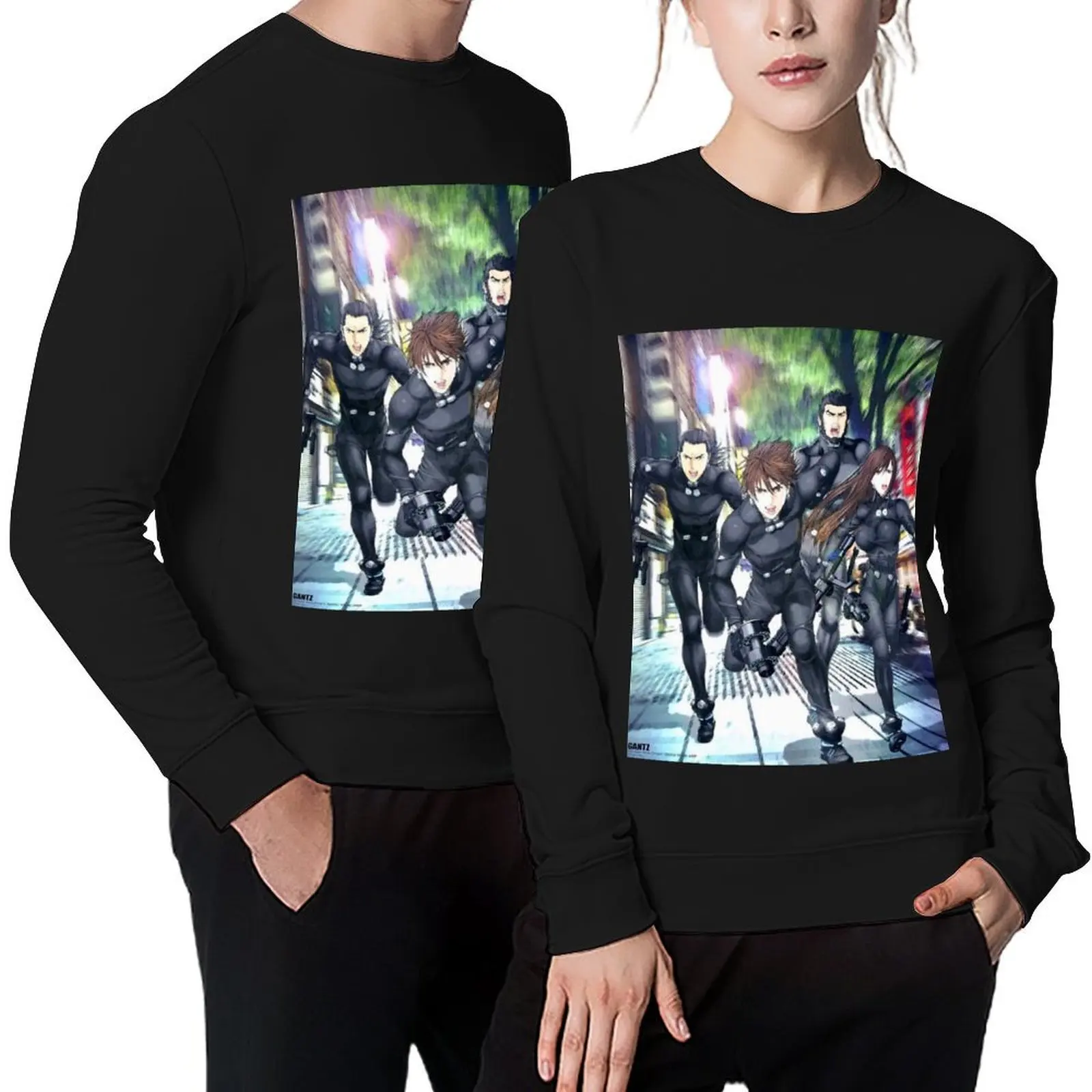

GANTZ Pullover men's autumn clothes anime clothing korean autumn clothes clothes for men new in hoodies & sweat-shirt