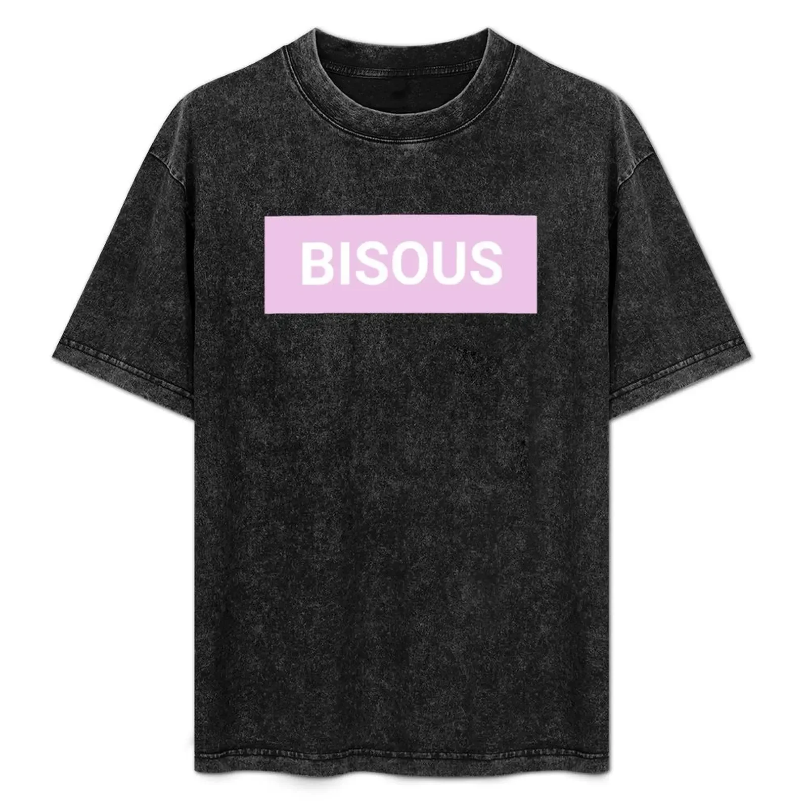 

Bisous T-Shirt man t shirts high quality luxury brand funny t cotton man for men mens graphic T-Shirt