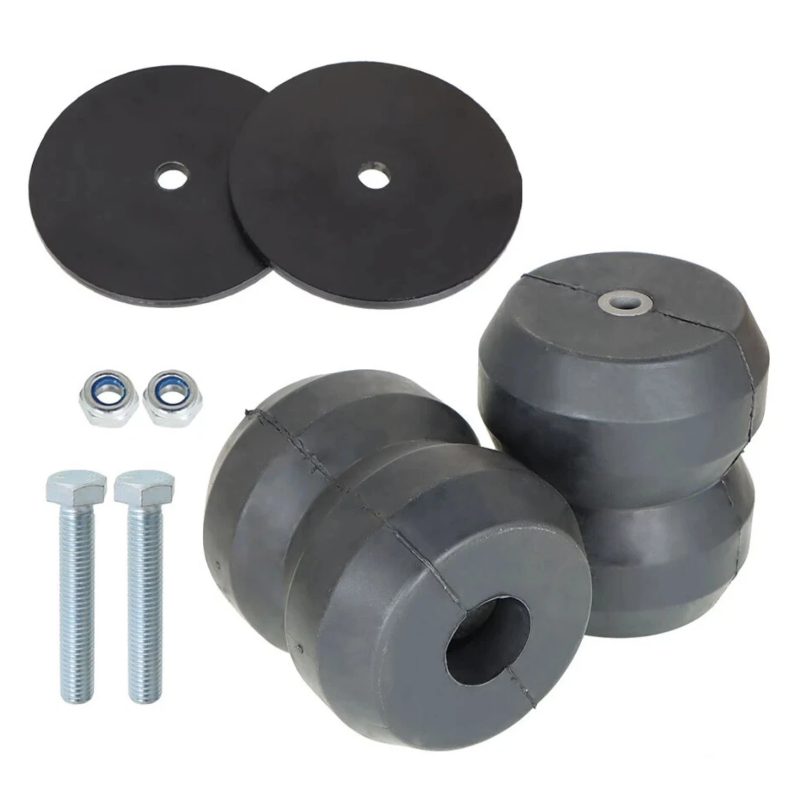 

2Pcs/Set For Chevy Silverado 1500 Car Bump Stops With Washers Kit Rear Enhancement System Timbren Suspension For GMC Sierra 1500