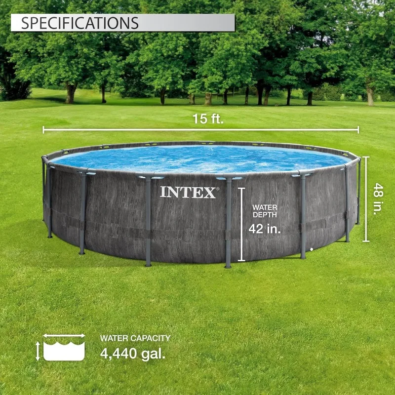 Intex Greywood Prism Frame 15' x 48