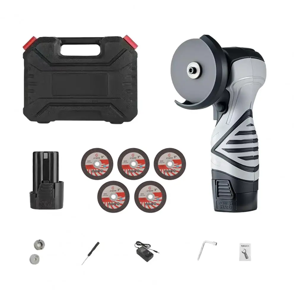 Multi-function Hand Grinder 16.8v Cordless Mini Angle Grinder Tool Portable Power Handheld Grinder for Cutting Polishing