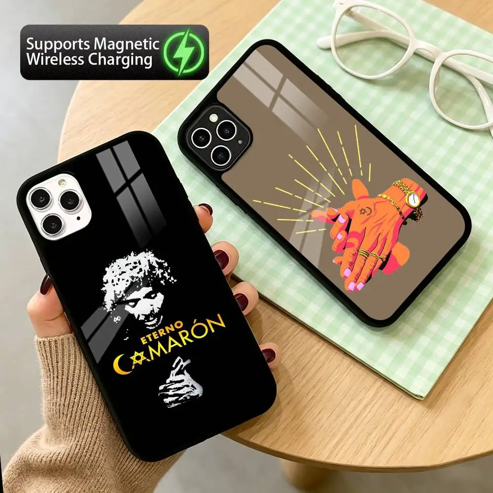 

C-Camaron de La Isala Flamenco Phone Case For iPhone17,16,15,14,13,12,11 Plus,Pro Allows magnetic wireless charging