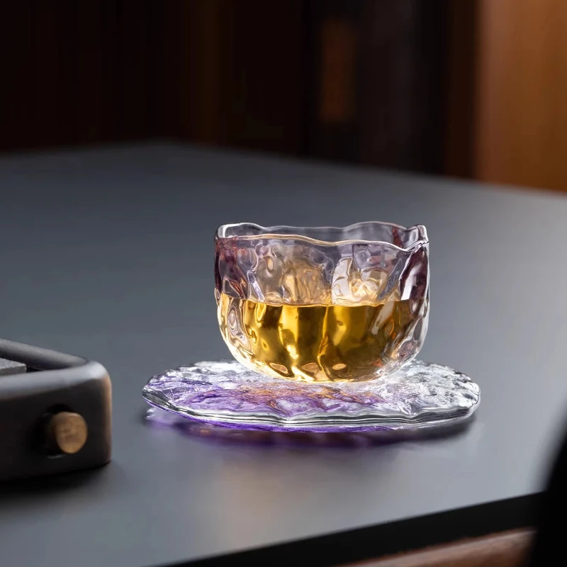 

1 шт., чайная чашка в японском стиле с ледником, чашка для саке, женский чайный сервиз, высокоэстетичная стоимость, посуда для питья чая