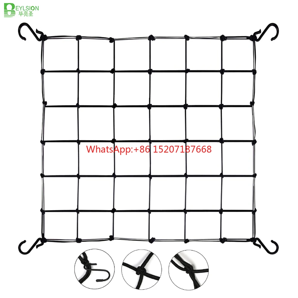 

BEYLSION Grow Tent Trellis Net Mesh Trellis Netting Heavy-Duty Elastic Plant for Indoor Grow Tent Room Low Stress Training