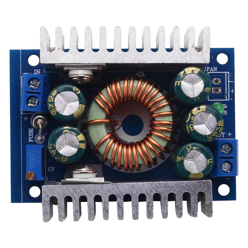 12A Dc-Dc Step Down Mouble Buck Converter Low Ripple With Heat Sink 4.5V-30V To 0.8V-30V Vehicular Voltage Regulator