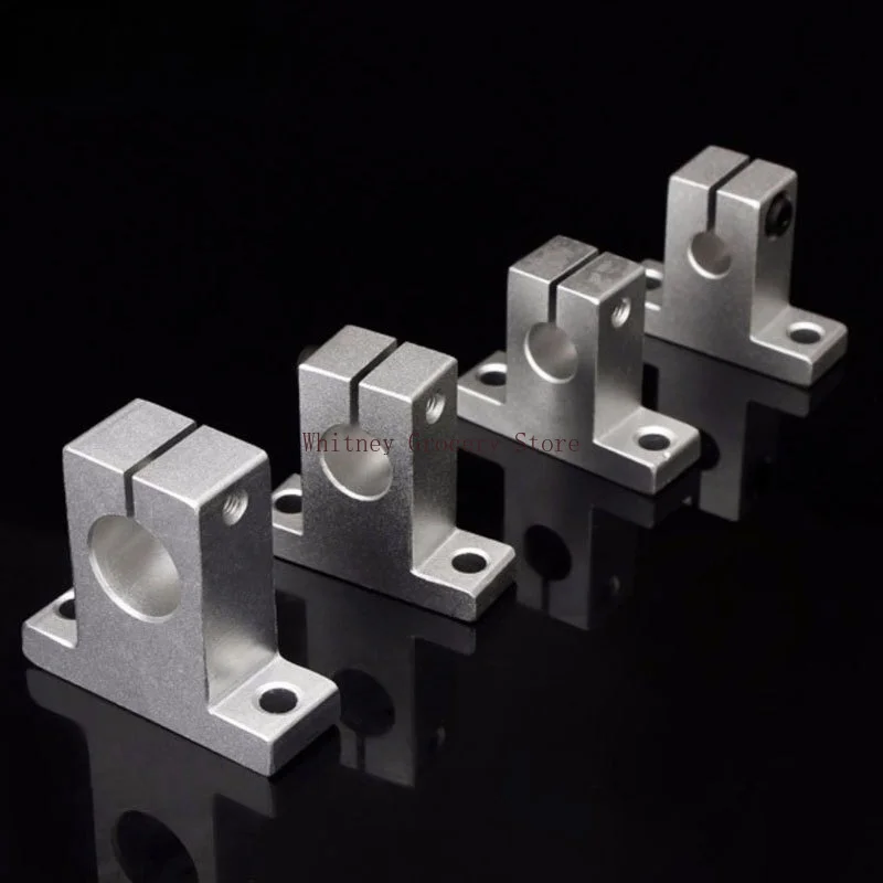 10pcs SK8 SK10 SK12 SK16 SK20 SK25 8mm Linear Ball Bearing Rail Shaft Side Blocks Support Table CNC 3D Printer Part