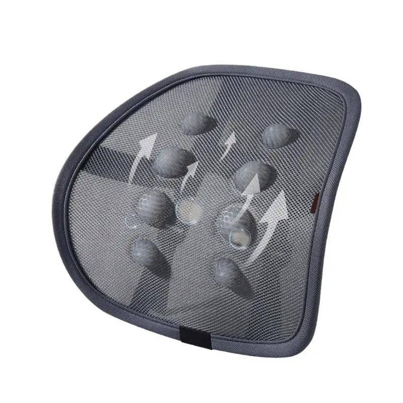 

Mesh Back Support Pillow For Car Breathable Back Lumbar Seat Pillow Chair Massage Cushion Chair Ventilate Cool Cushion For Back