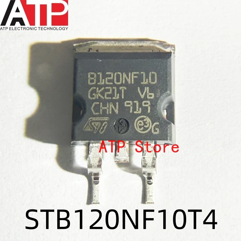 

10 шт./лот, 100% новый оригинальный STB120NF10T4 B120NF10 TO-263 транзисторы MOSFET N-CH 100 В 110A D2PAK SMD
