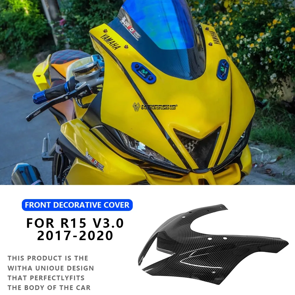 

Дефлектор MTKRACING для YAMAHA R15 v3.0 2017-2020, передний обтекатель мотоцикла, крылышки, защитные ограждения r15 v3.0