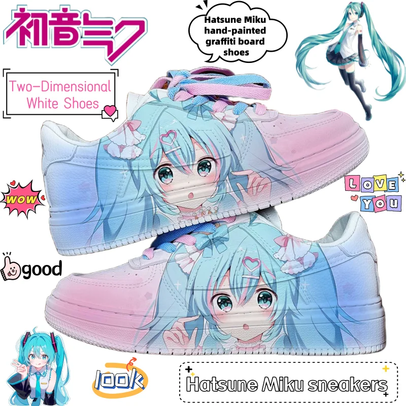 hatsune-miku-dessin-anime-creatif-peint-a-la-main-graffiti-baskets-personnalise-bidimensionnel-anime-peripherique-chaussures-de-sport-cadeau