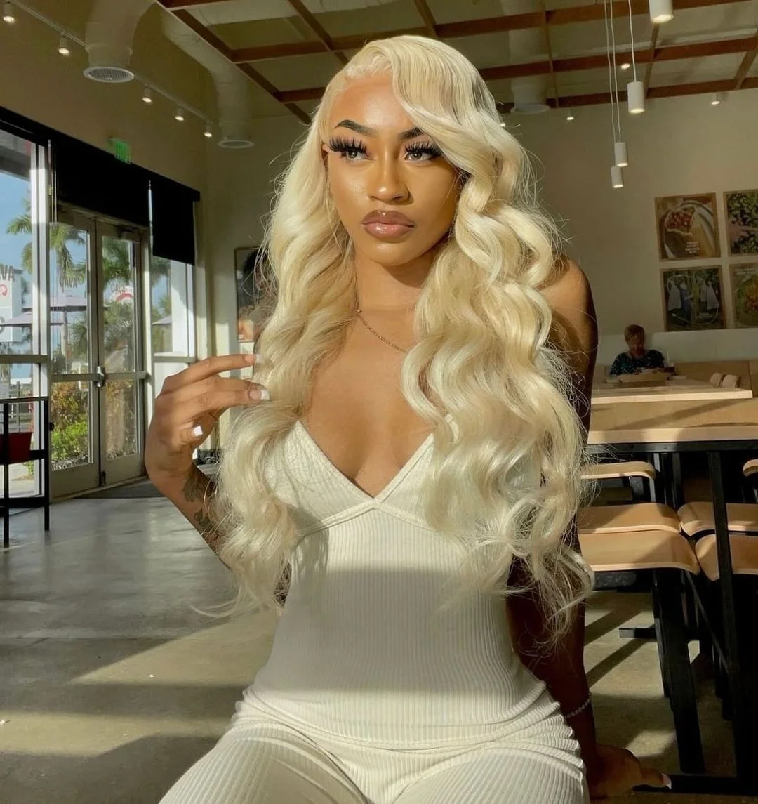 13 × 4 الدانتيل الجبهة الباروكات شعر الإنسان الجسم موجة الدانتيل الباروكات الأمامية 200 الكثافة 613 خصلات الشعر المستعار الإنسان الشفاف